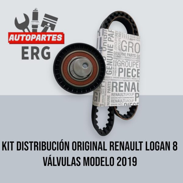 Kit distribución original RENAULT Logan 8 válvulas modelo 2019