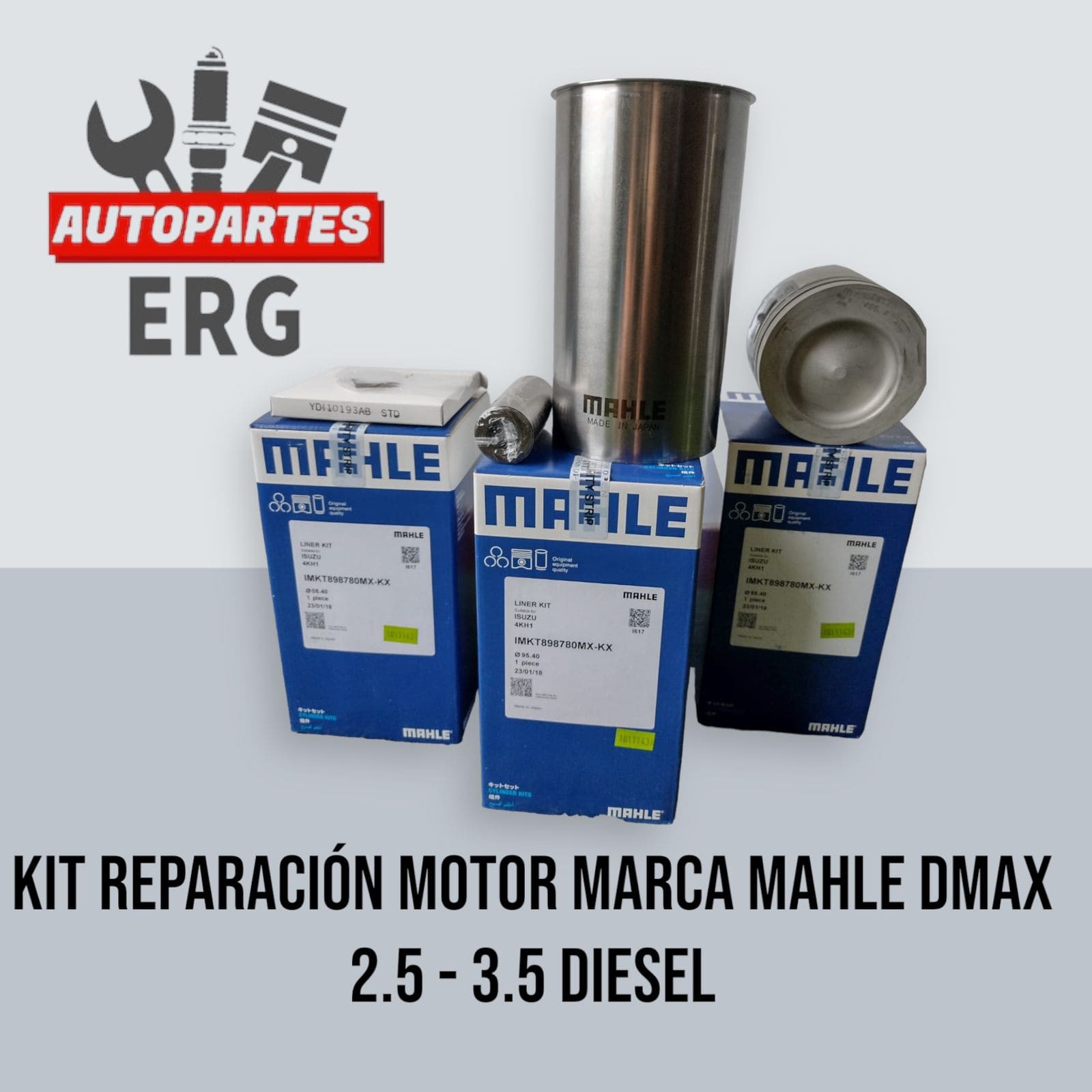 Kit reparación motor marca Mahle NKR