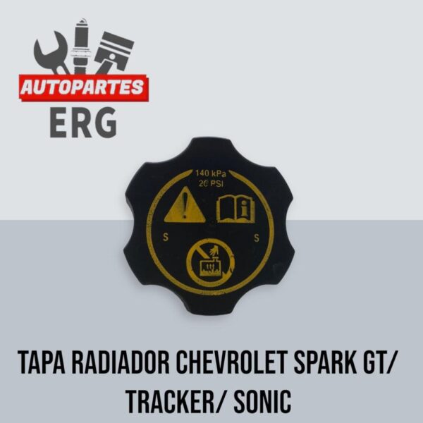 Tapa Radiador Chevrolet Spark GT/ Tracker/ Sonic