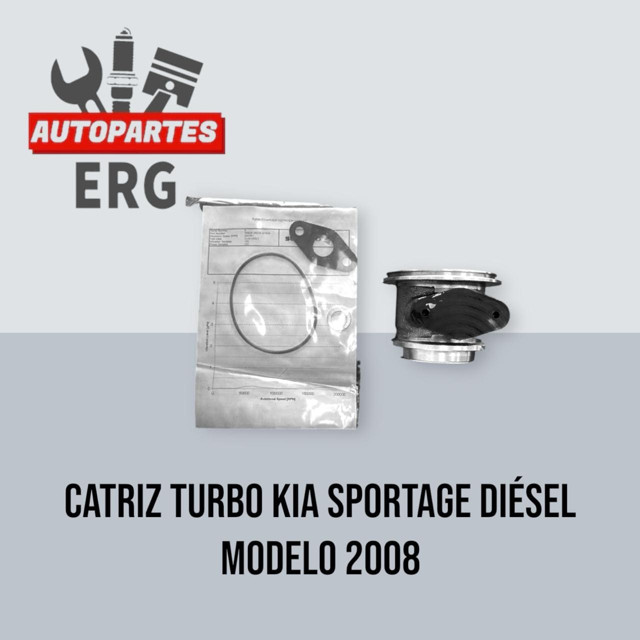 Catriz Turbo Kia Sportage Diesel (Modelo 2008)