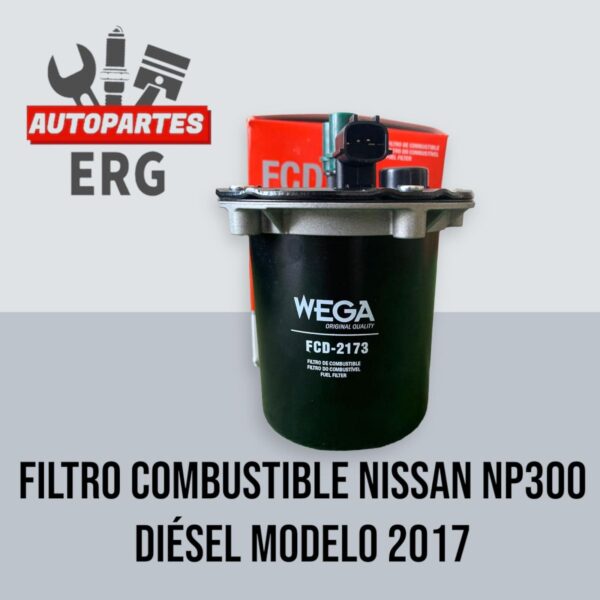 Filtro Combustible Nissan NP300 Diésel Modelo 2017